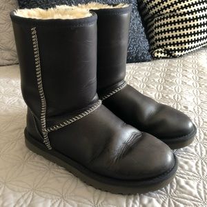 Ugg leather boots-classic short style